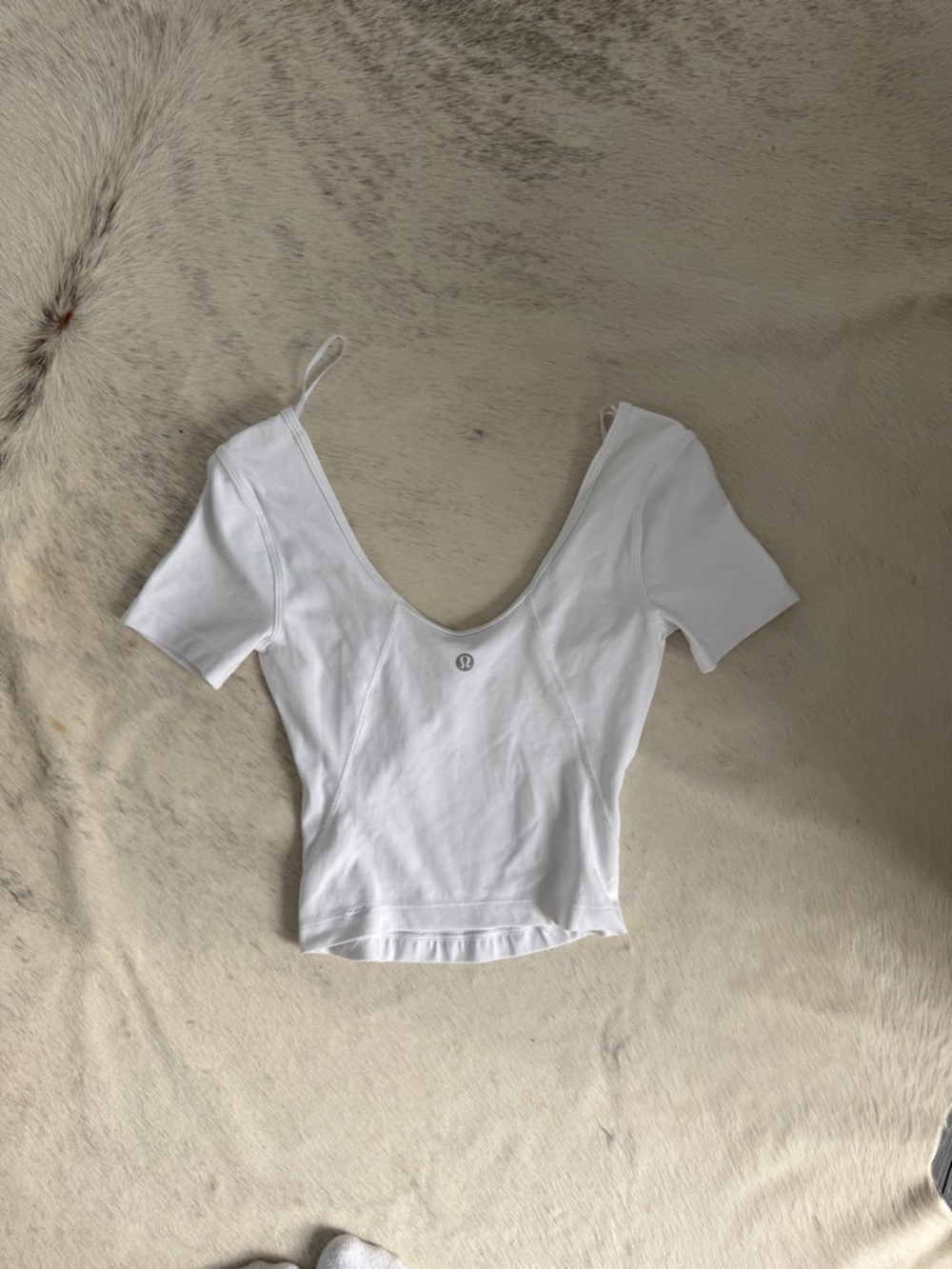White align Lululemon top